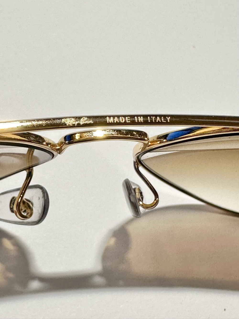 Ray-Ban Small 55mm Gold Frame Gradient Aviator Sunglasses - Picture 3 of 8